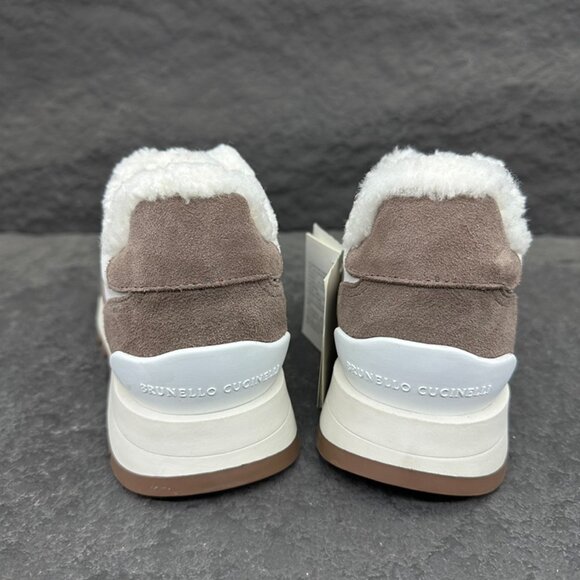 Brunello Cucinelli Brown Warm Running Shoes - Picture 8 of 9
